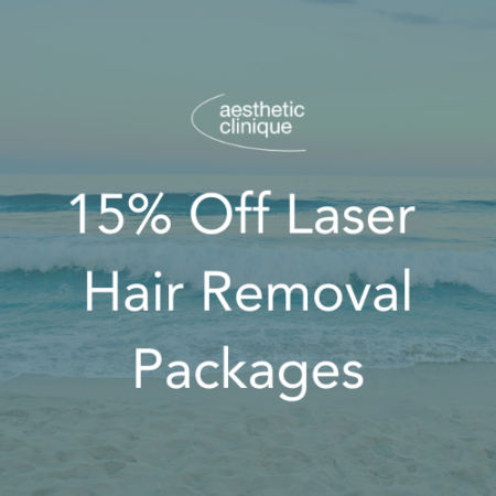 15% Off Laser Hair Removal Packages